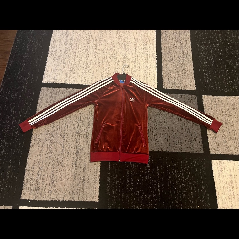 Adidas Red Velvet Jacket (Youth L)